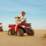 Two men riding Atv's, one of the best adventure sports in Jaipur