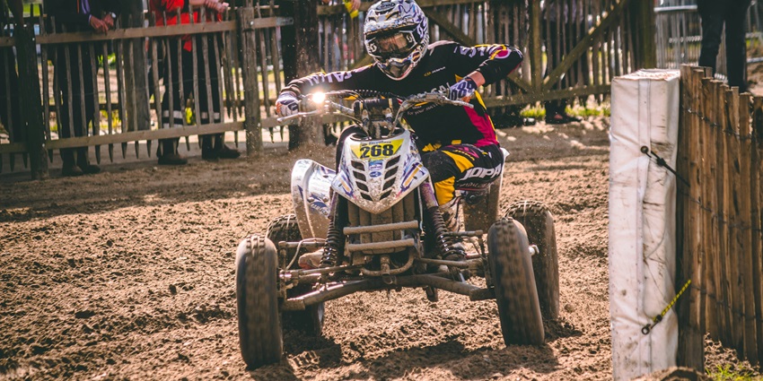 The adventure village features ATV rides for all to enjoy during the daytime on sand.