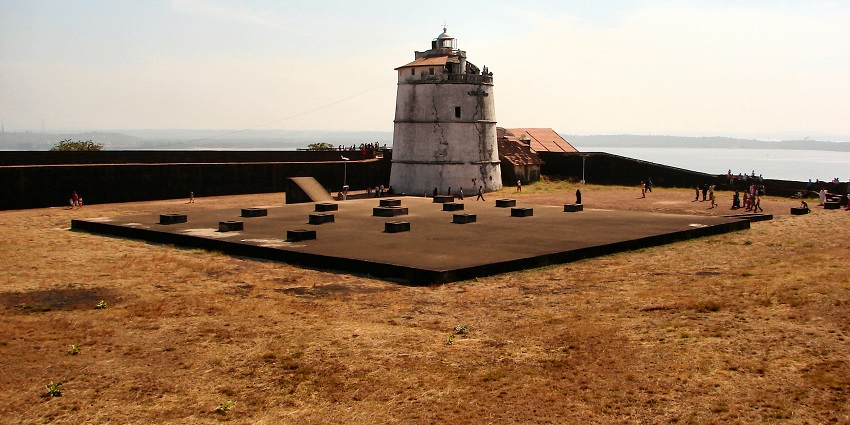 A glimpse of the Aguada Fort showcasing historical significance and rustic charm.