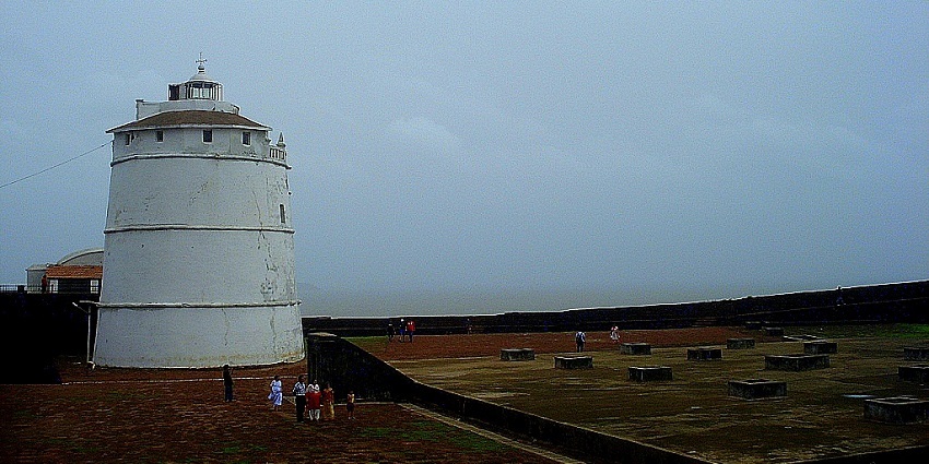 Beautiful Snpashot of the Aguada Lighthouse built inside the Aguada Fort in Goa