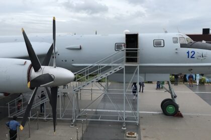 panoramic view of the TU 142 aircraft museum vizag, home to Indian Airforce history