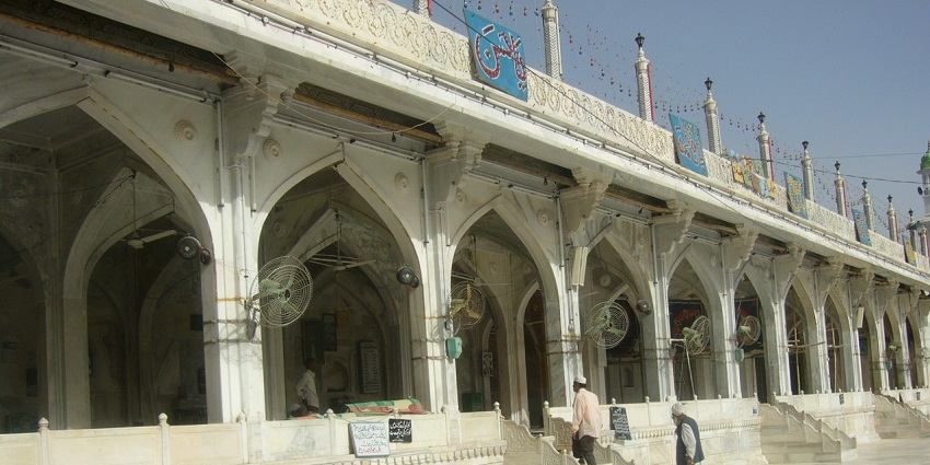 Dargah of Sufi saint Moinuddin Chishti in Ajmer, India, a key site near Todgarh Fort.