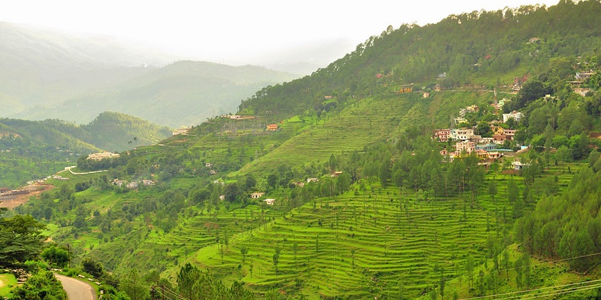Almora, a hill station in Himachal, is famous for its scenic beauty and calm environment.