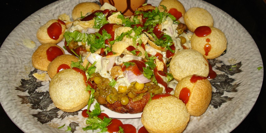 Aloo tikki is a favourite North Indian street food as it offers an ideal blend of tangy and sweet