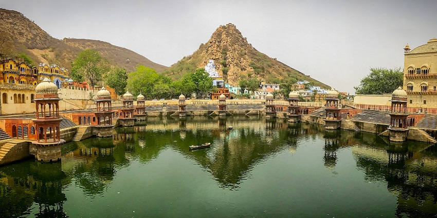Alwar Palace is among the best places to visit in Rajasthan in August for its grandeur.
