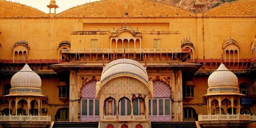 A glimpse of Alwar Palace, one of the places to visit in Rajasthan in September.