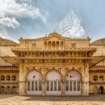 Exterior view of the City Palace in Alwar, home to the Alwar Museum showcasing royal heritage.