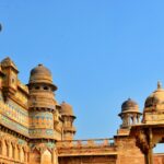 An image of people enjoying at Gwalior's tourist attractions with marvellous architecture.