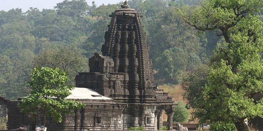 Amruteshwar Temple, surrounded by lush greenery, is a must-visit holy attraction.