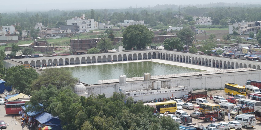 View of ancient Anandpur Sahib in Punjab.