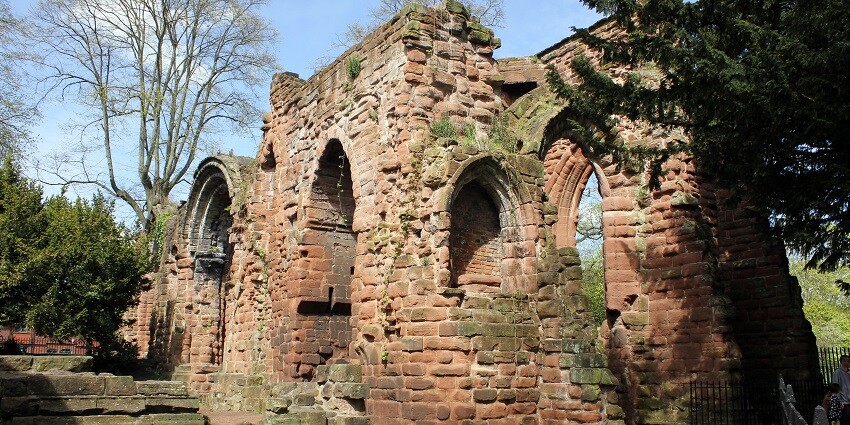 Explore the ancient ruins of this timeless piece made with solid stone walls and bastions.