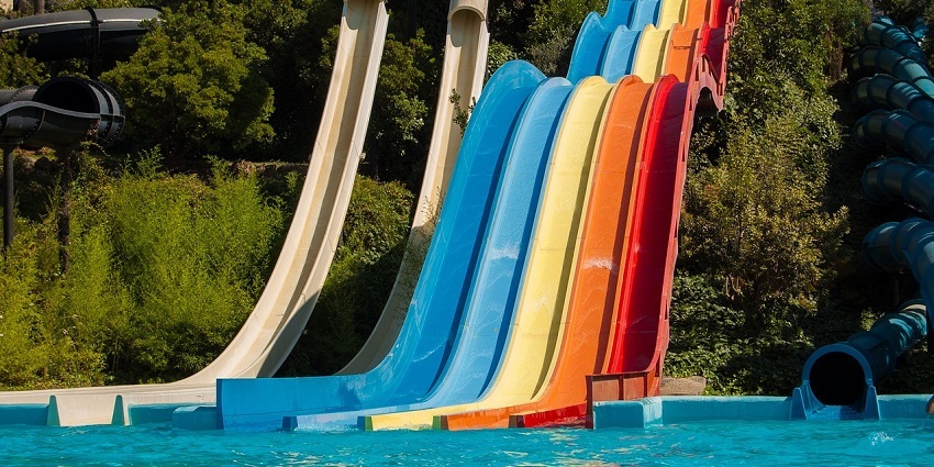 Angel Resort & Amusement Water Park offers thrilling high-speed slides and splash zones in Jaipur