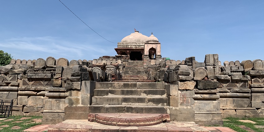 Anjani mata temple, for Lord Hanuman's mother, the key spiritual site on the hilltop