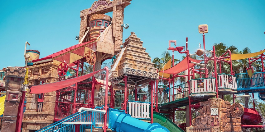 Appu Ghar is a beach themed water park with exciting water slides.