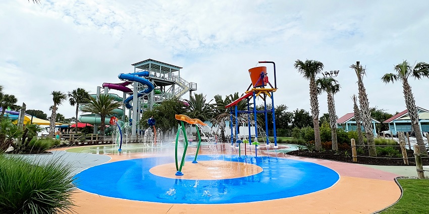 A glimpse of exciting water rides at Aqua World, one of the best water parks in Ranchi.