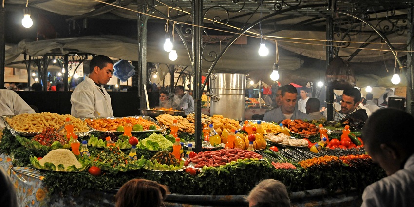 A night market in Goa, one of the best places to visit near Baga beach