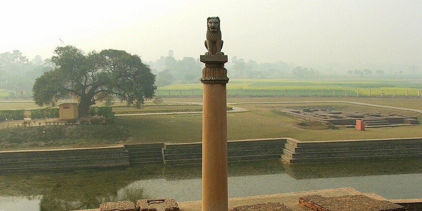 The Ashoka Pillar is an iconic symbol of India's historical legacy in Madhya Pradesh.
