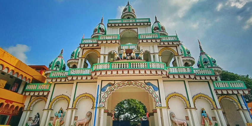 A glimpse of the famous Baba Ramdev Samadhi, resting place of famous Baba Ramdev.