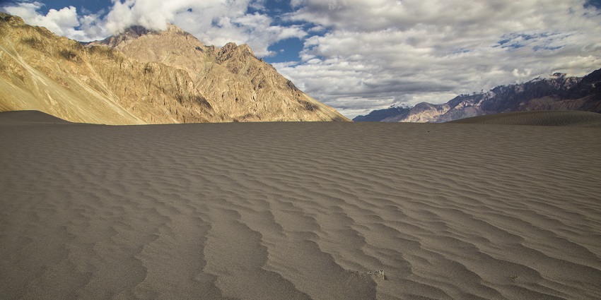 Sand dunes in Nubra Valley where you can go for Bactrian Camel Safari - Things to do in Nubra Valley