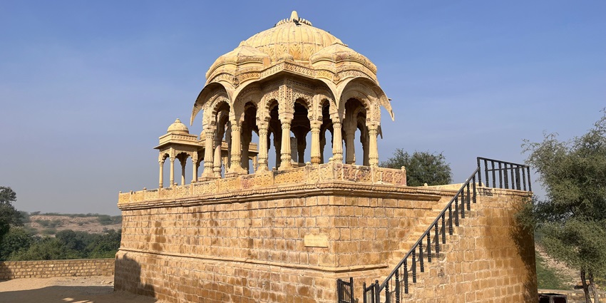 Bada Bagh cenotaphs, a serene heritage site - one of the places to visit near Jaisalmer.