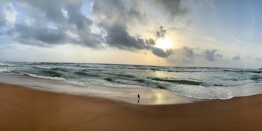 Baga Beach is one of the popular beaches in Goa that has a lively atmosphere
