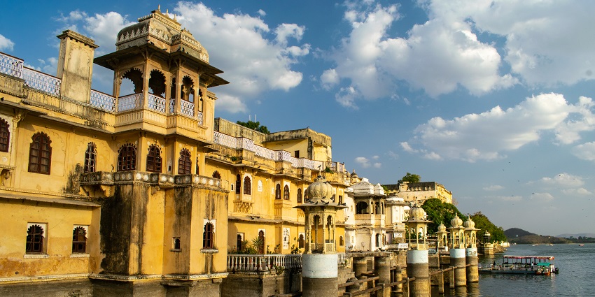 View of Bagore ki Haveli offering stunning vistas, is an interesting place to visit.