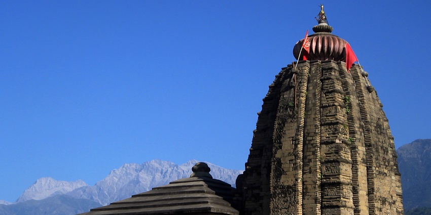 View of Baijnath Temple, famous tourist place near Maihar Temple, showcasing its architecture.