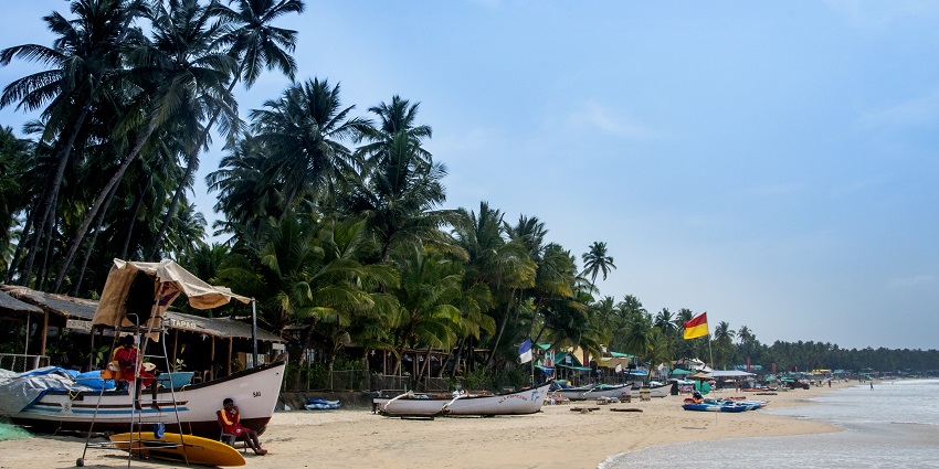 Palolem Beach is one of the popular beaches and tourist attractions attracting huge crowd.