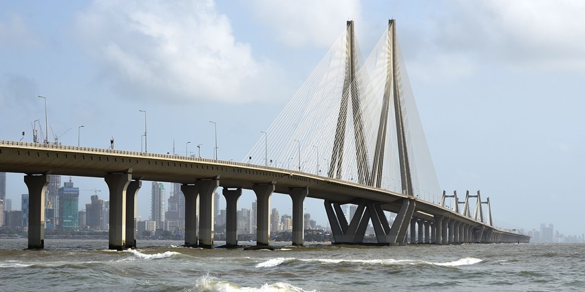 Places to visit in Bandra-Worli Sea Link offers a stunning bridge with breathtaking views