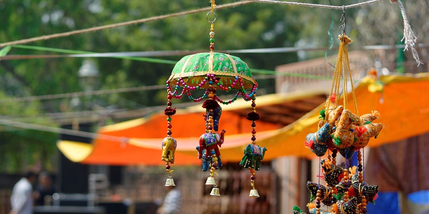 Beautiful snapshot of the maket having varieties of products to sell in the Himachal
