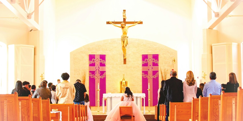 The Baptist Church is one of the best places to visit in Himachal Pradesh with pine trees