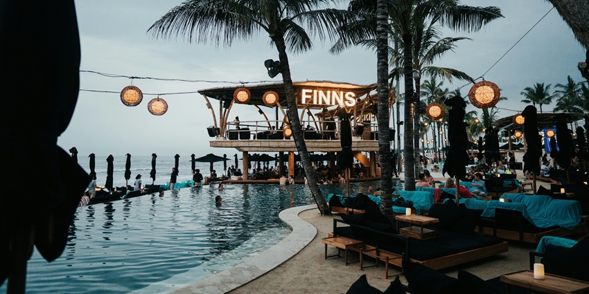A glimpse of the beautifully decorated Basil Bistro, a tourist hotspot in Krabi, Thailand.