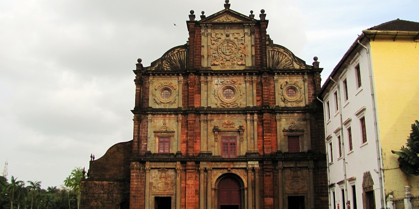Majestic snapshot of the important historic site of Goa the Basilica of Bom Jesus