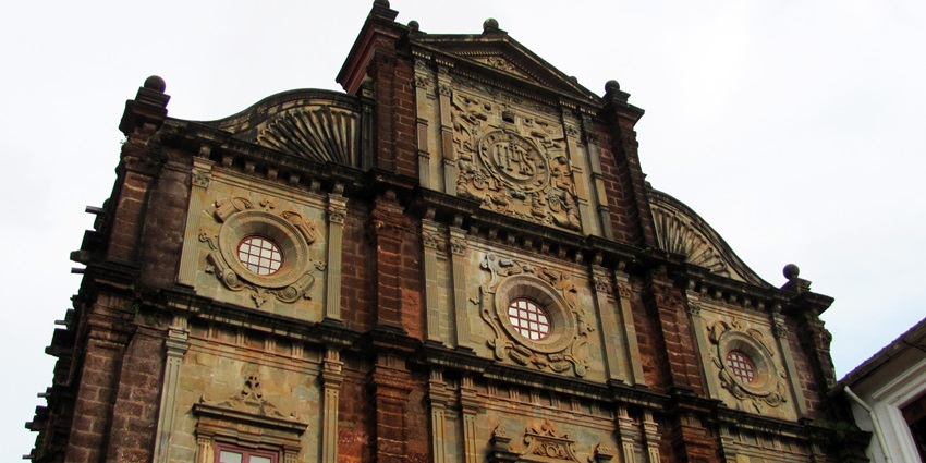 Offer a prayer at the Basilica of Bom Jesus which is an influential Catholic Church.