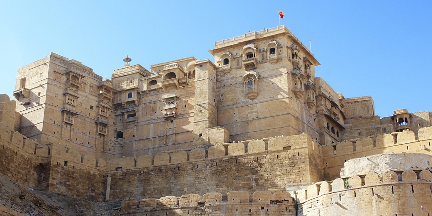 The historic Bassi Fort set, one of the best places near bassi wildlife sanctuary.