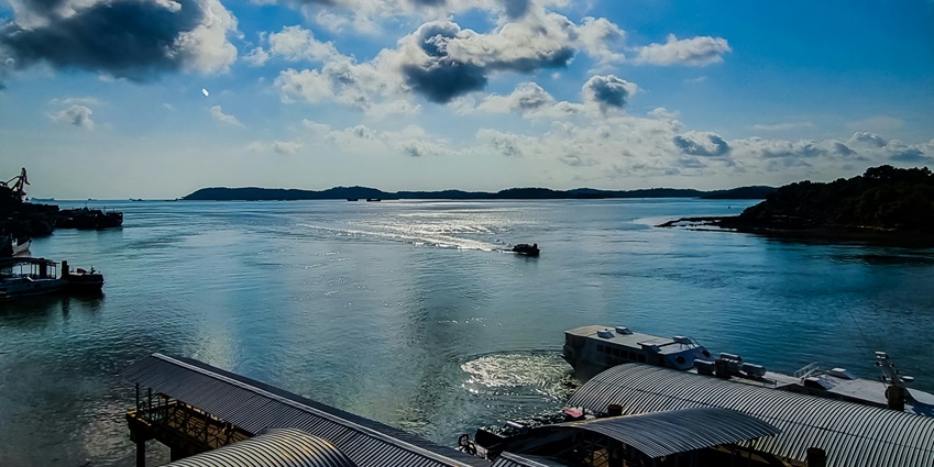 Serene view of Pulau Abang, Batam, one of the most pretty places to visit near Singapore.