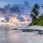 An image of a pristine and romantic beach famous among the couples and tourists.