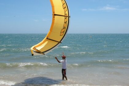 Mui Ne Beach is among the beaches in Vietnam that are good for kitesurfing.