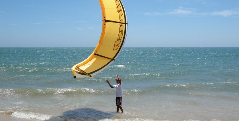 Mui Ne Beach is among the beaches in Vietnam that are good for kitesurfing.