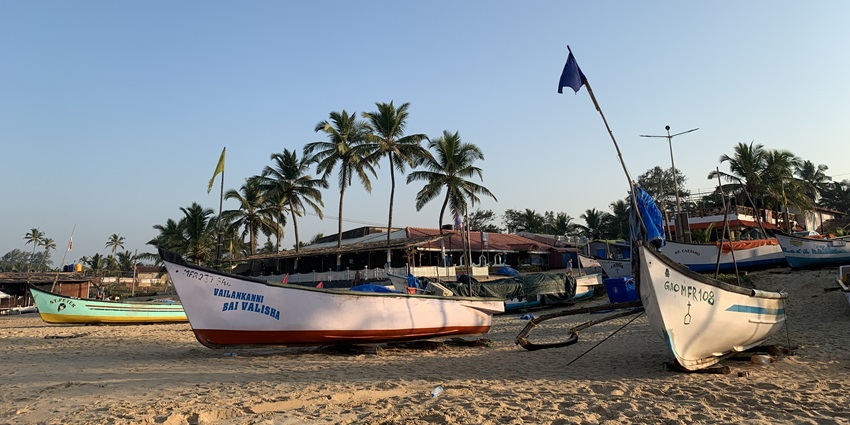 An image of Benaulim which is a quaint village located in the state of Goa, India.