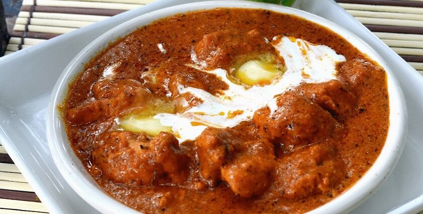 Delicious butter chicken masala, one of the best food in Bharuch for non- veg lovers