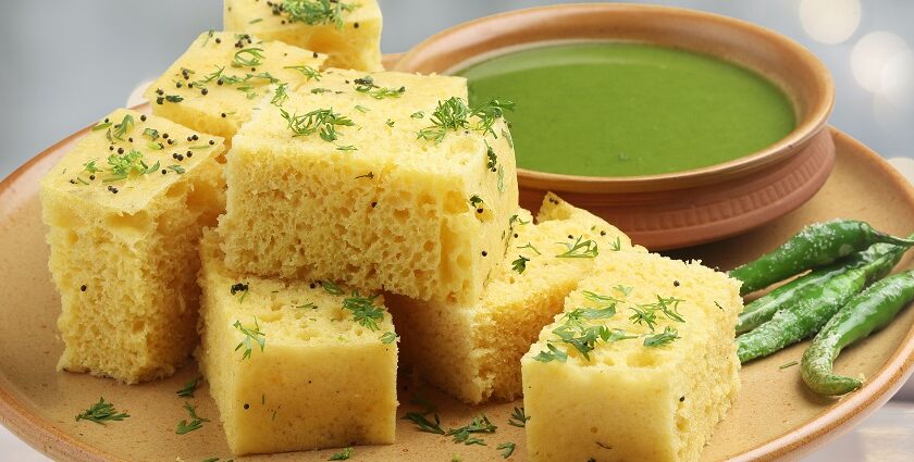 Image of Dhokla, discover the best food in Gandhinagar, from Gujarati thalis to street food