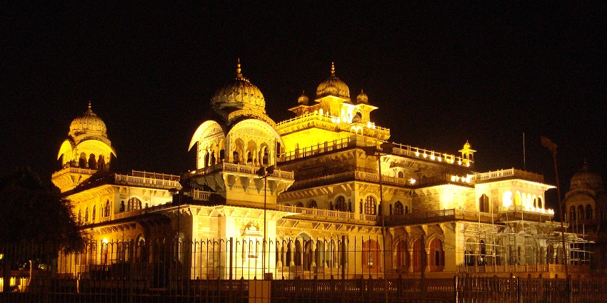 The best time to capture Brij vilas palace government museum photos is during winter