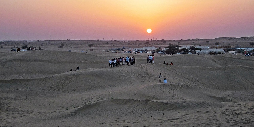 The best time to visit Khaba Fort Jaisalmer is during winter.