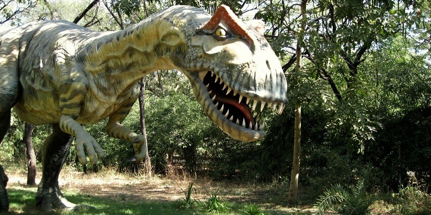 T-Rex on display at Indroda Nature Park situated in the city of Gandhinagar which is near by Ahmedabad