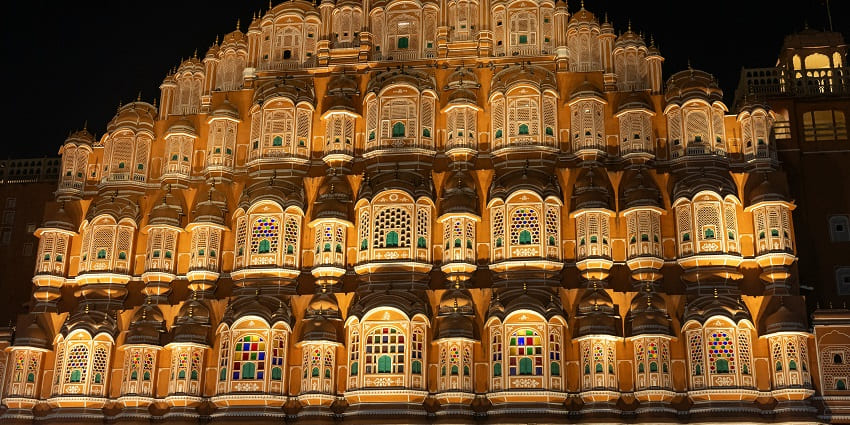 The best time to visit Rajasthan is between October and March when the weather is cool.