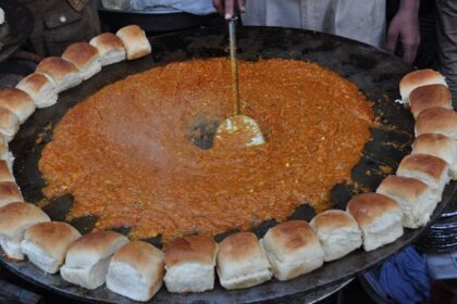 Explore the pav bhaji in Chandni Chowk in the list of best street food places in Delhi.