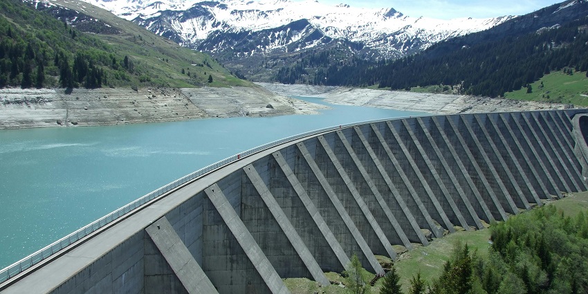 Bhakra Nangal Dam, an engineering marvel with stunning river and hill views, promotes agriculture and development.