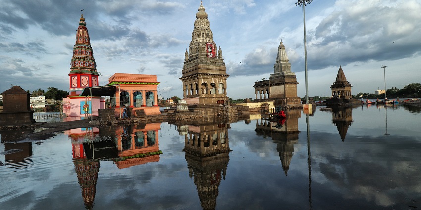 View of Bhakt Prahlad Mandir, flaunting its unique architecture and spiritual ambience.
