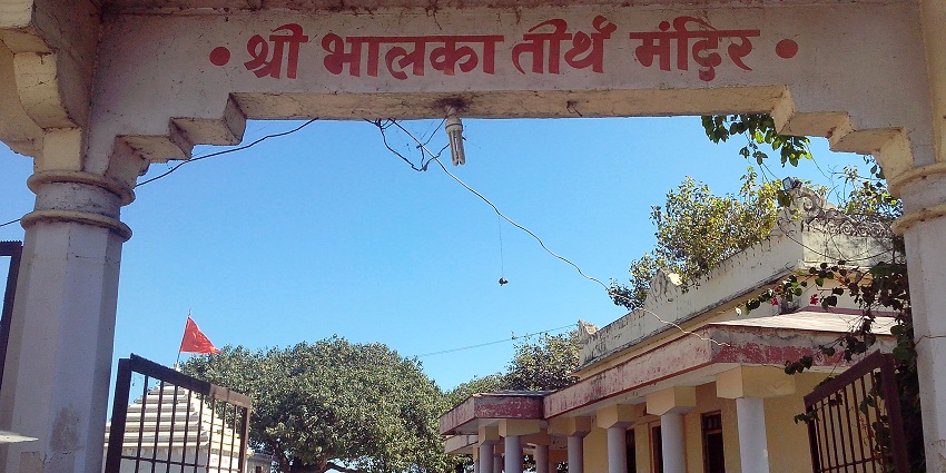 Bhalka Tirth, a serene pilgrimage site with a tranquil environment and historic significance.